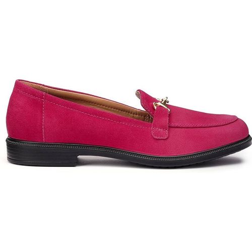Hotter Women's 'Clovelly' Loafers in Bright Pink