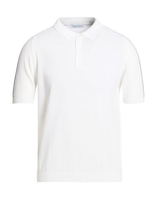 Man Sweater White Size 38 Cotton