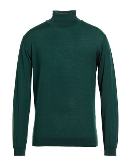 Man Turtleneck Dark green Size XL Merino Wool