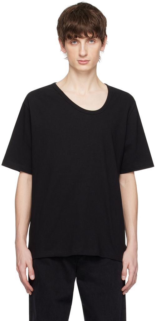 Séfr Black Uneven T-Shirt
