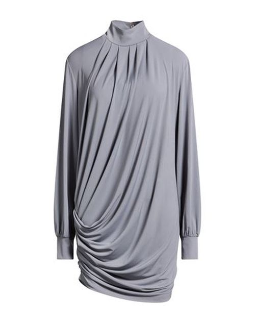 Woman Mini dress Light grey Size 8 Polyester, Elastane