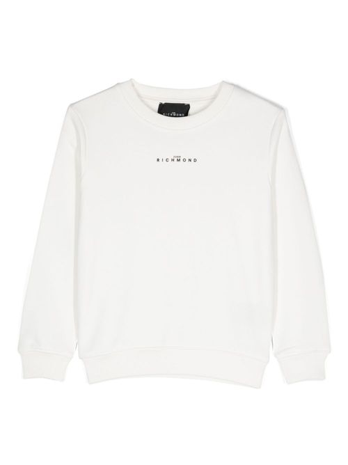 Logo-print sweatshirt - White