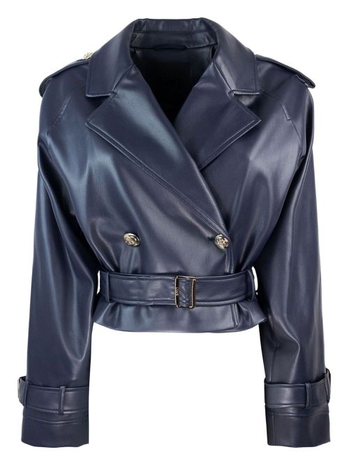 LIU JO double-breasted jacket - Blue