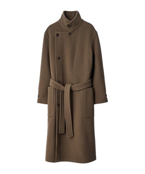 Wrap Coat In Wool