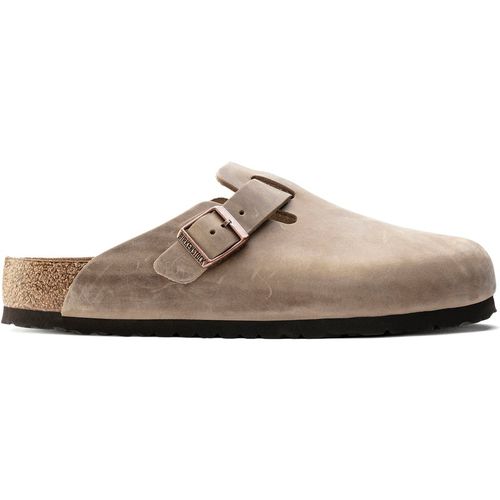 Oiled leather clogs Birkenstock Boston Oiled
