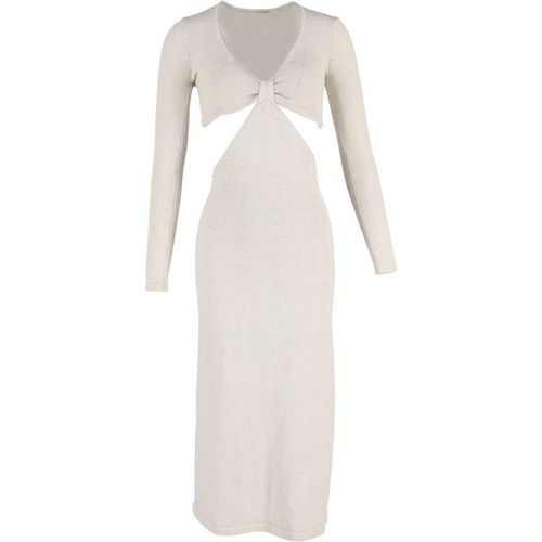 Cult Gaia Women's Preloved Jana Cut-Out Maxi Dress in White Cotton in Ecru | : Sma