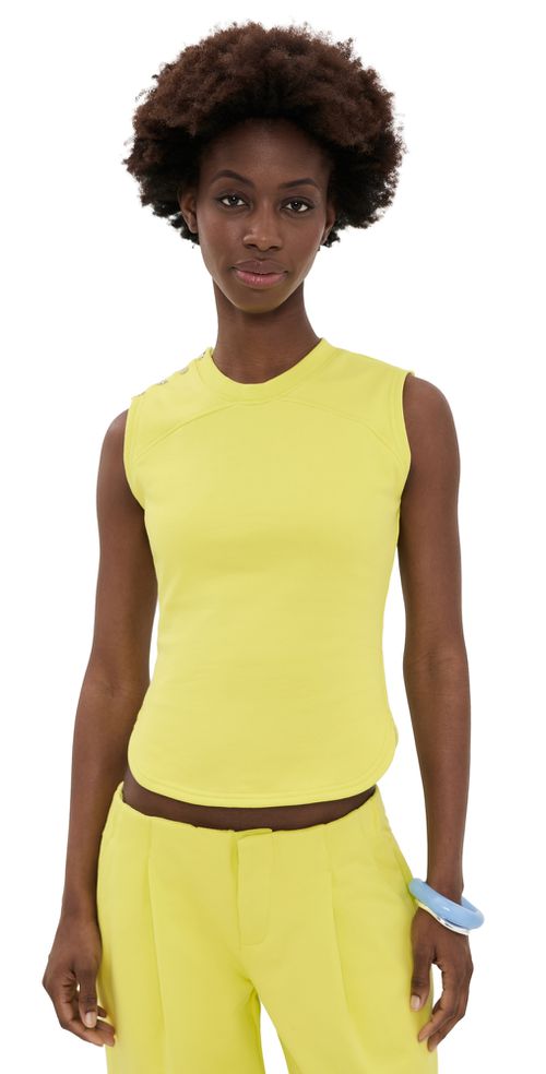 Trixie Sweat Vest Top Highlighter
