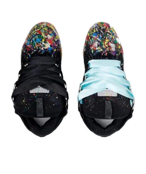 Paint splatter design trainers