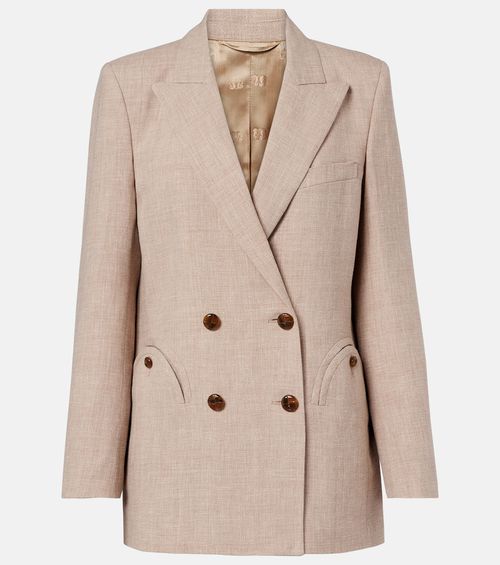 Blazé Milano Everyday double-breasted linen and wool blazer