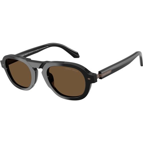 Giorgio Armani Man Giorgio Armani AR8244 587553 Sunglasses Acetate Black Brown Pillow Norma