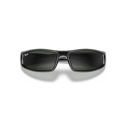 Ray-Ban Rb4335 Sunglasses Black Frame Green Lense