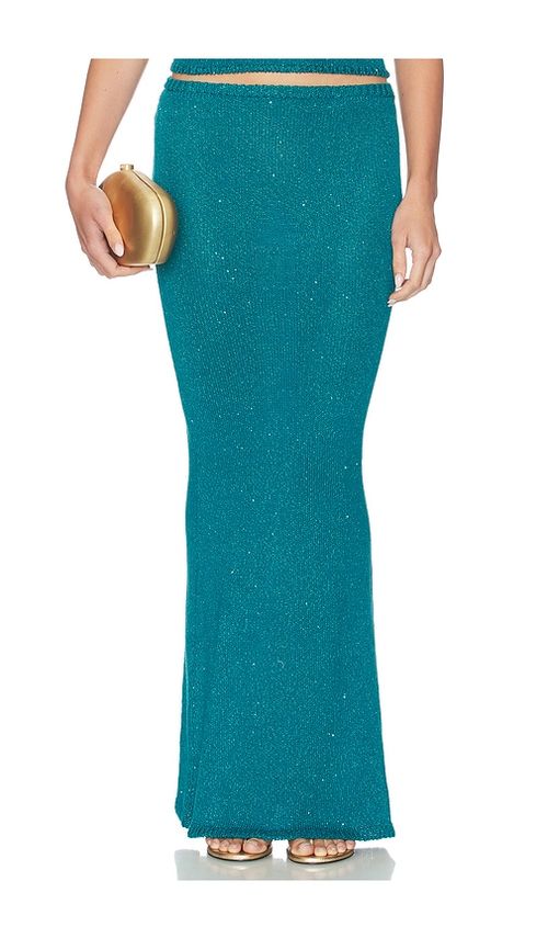 Asta resort falda carolina en color azul cerceta XS también en S, M