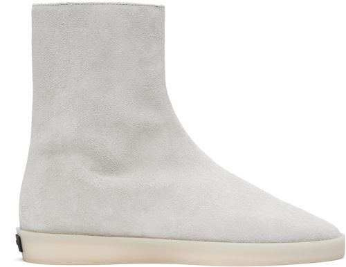 Fear of God Gray Suede Mule Hi Boots