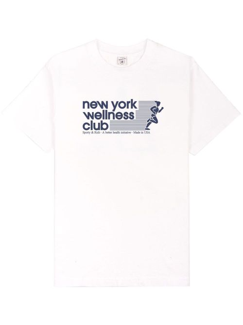 Usa Wellness Club cotton T-shirt - White