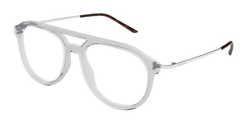 Gucci GG1708O 003 Men's Eyeglasses Grey Size 53 - Blue Light Block Available