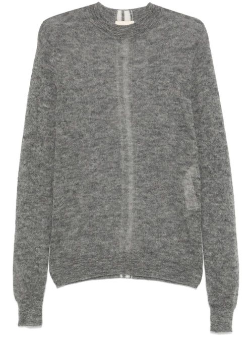 Mélange-effect sweater - Grey