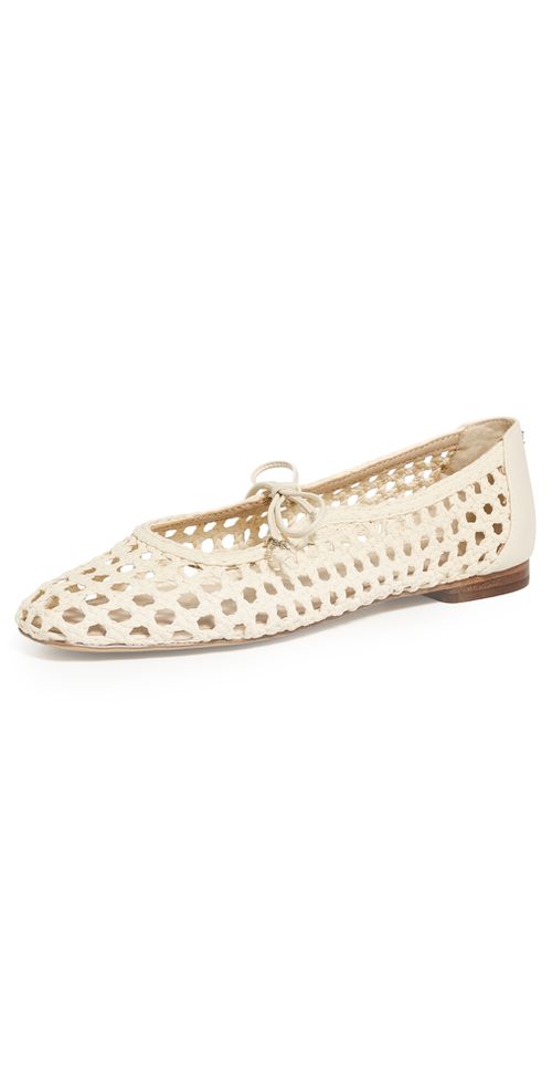 Marcie Woven Flats Modern Ivory Weave