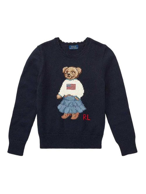 Iconic Bear Cotton Pullover