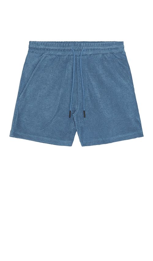 OAS Coronet Terry Shorts in Blue. -  M also in L, XL/1X