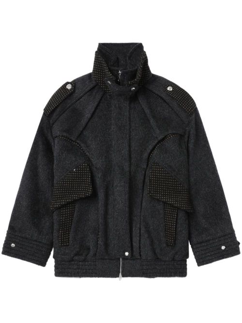 Panelled bomber jacket - Black