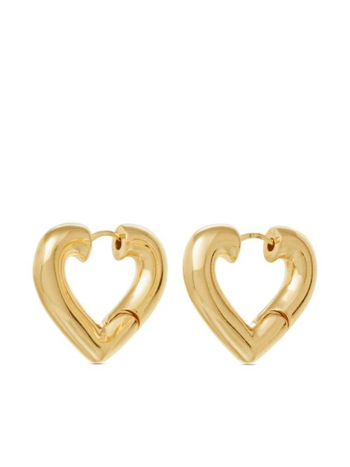 The Heart Chubbies hoop earrings - Gold