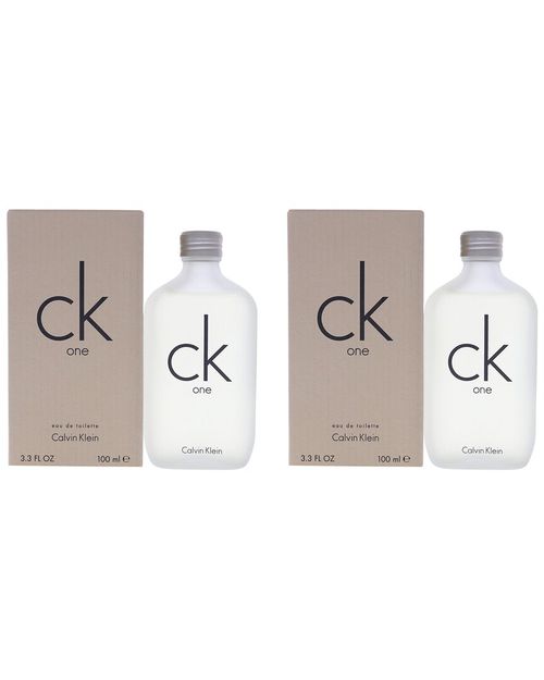 CK One 3.4 oz EDT Spray Pack of 2
