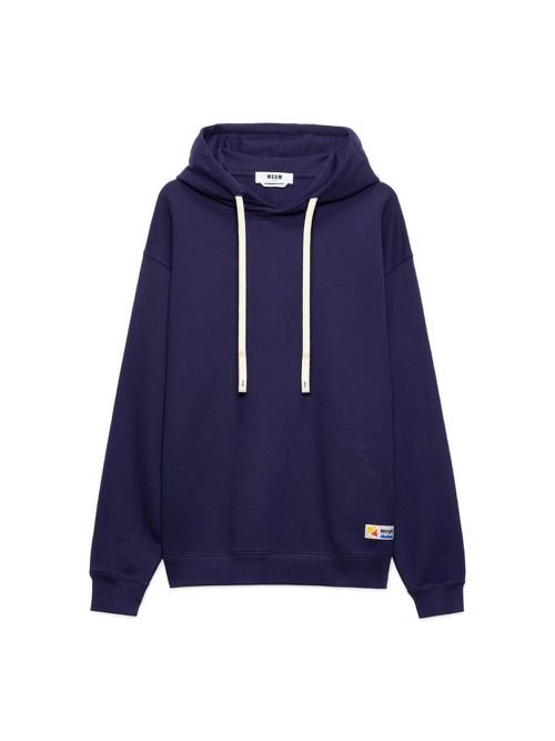 MSGM cotton hoodie - Blue