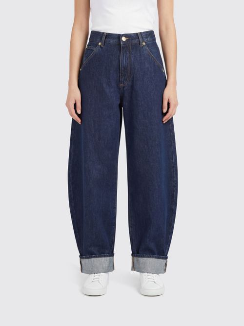 Pants Woman color Blue