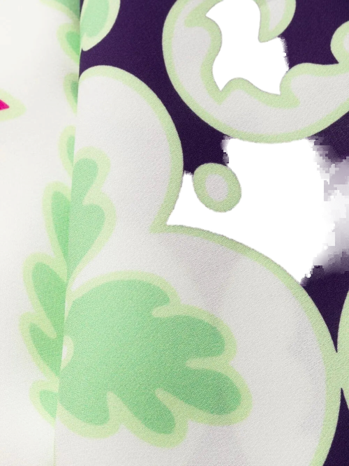 Arazzo-Print Dress — White