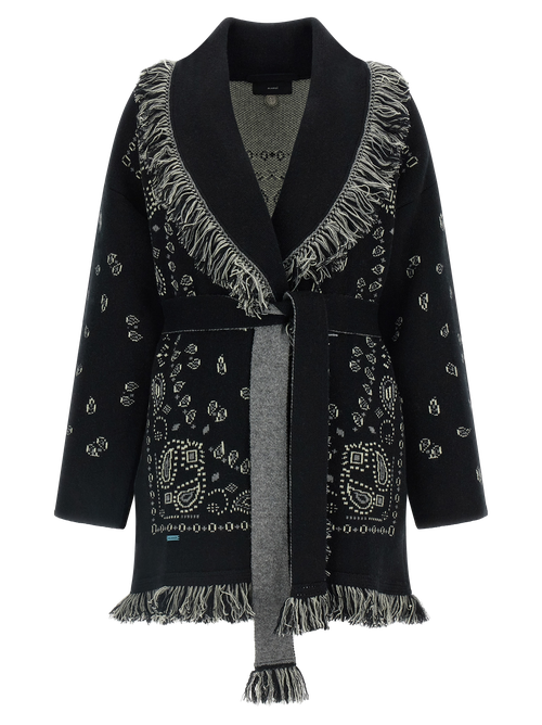 Bandana Cardigan — Black