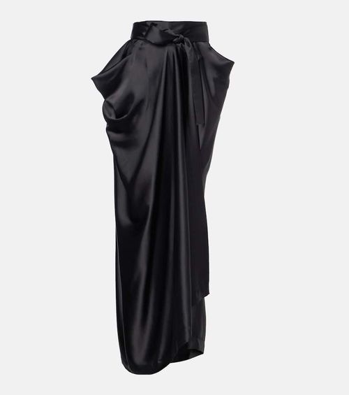 Kendall bow-detail maxi skirt