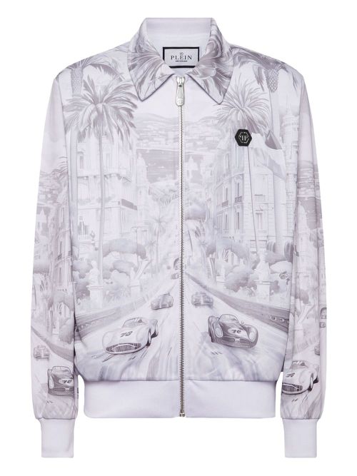 Philipp Plein Montecarlo tracksuit jacket - White
