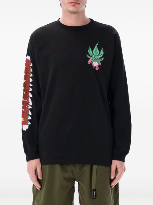 MANASTASH Fairy graphic long sleeve T-shirt - Black