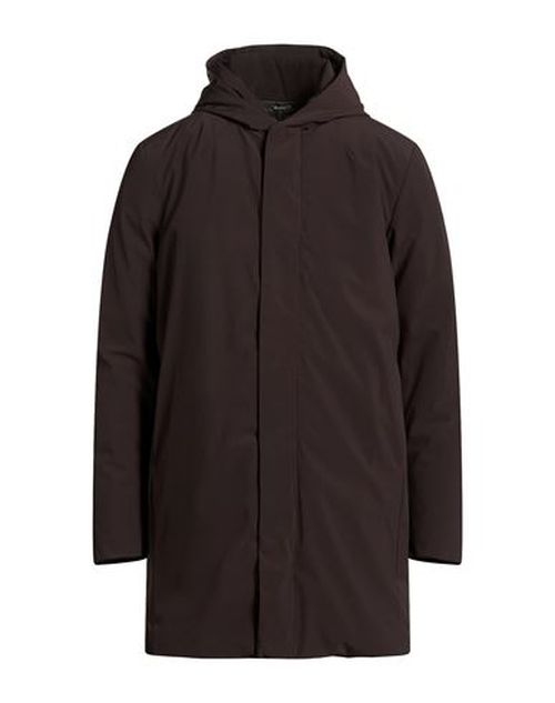 Man Coat Black Size L Nylon, Elastane