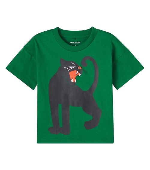 Panther cotton jersey T-shirt