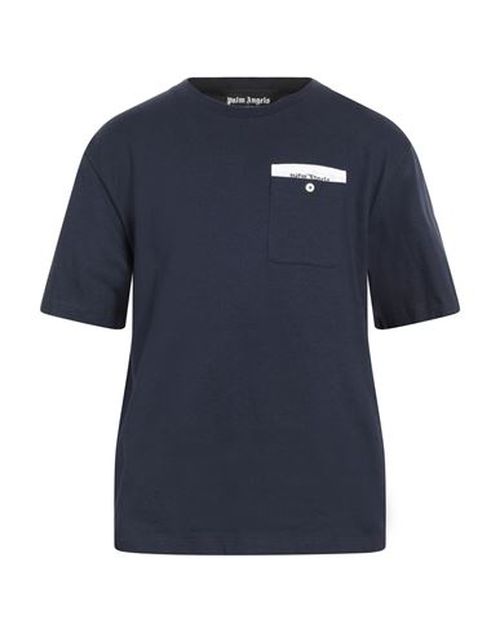 Man T-shirt Navy blue