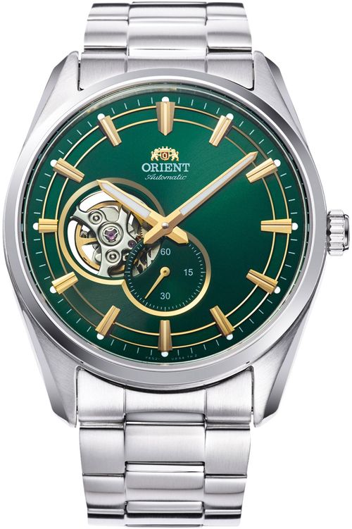 Open Rotor Automatic Watch — Green