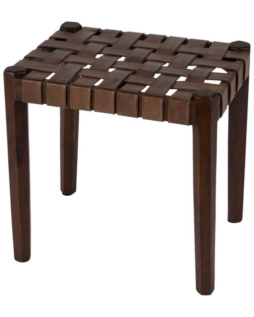 Butler Specialty Company Kerry Leather Woven Stool