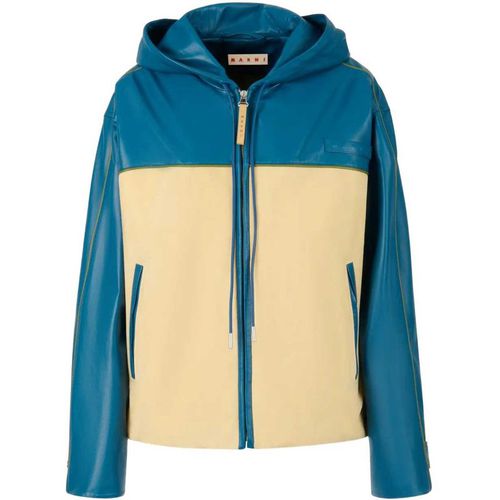 Marni Hooded Leather Jacket