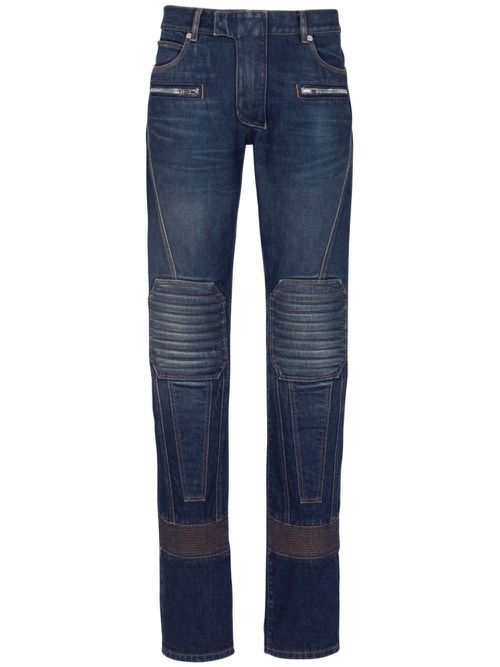 Denim biker jeans - Blue