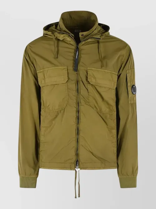 C.P. Company - polyamide blend jacket hood chest pocket