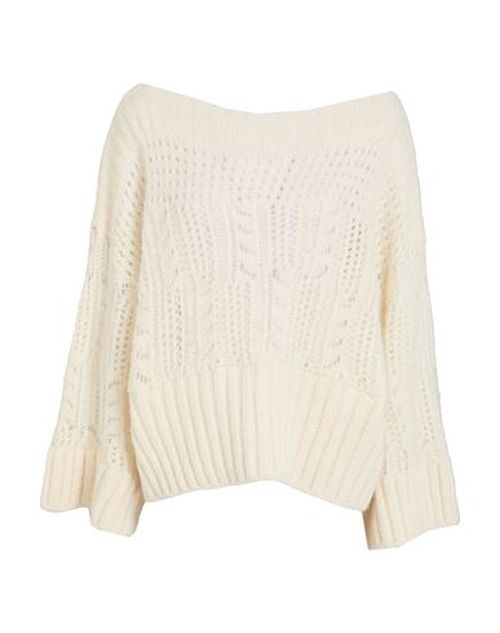 Woman Sweater Cream Size S Baby alpaca wool, Polyamide, Wool
