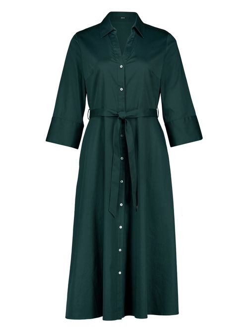 Zero Abito camicia verde scuro