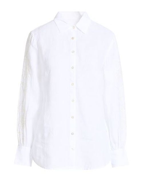 Woman Shirt White Size 2 Linen