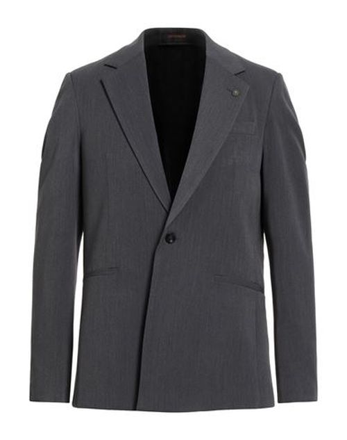 Man Blazer Lead Size 38 Polyester, Viscose, Wool, Elastane