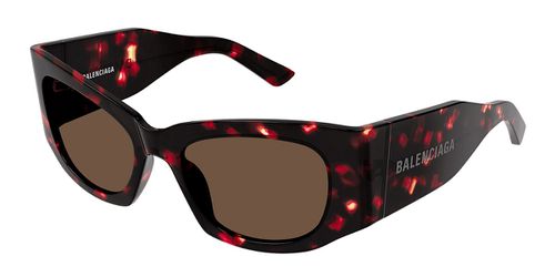Balenciaga BB0327S 002 Women’s Sunglasses Tortoiseshell Size 54