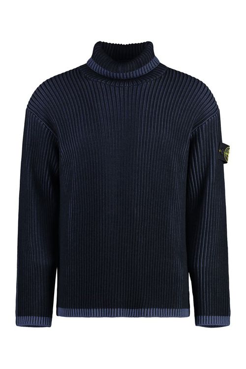 Virgin Wool Turtleneck Sweater