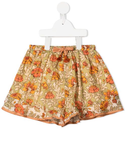 Andie floral-print shorts - Green
