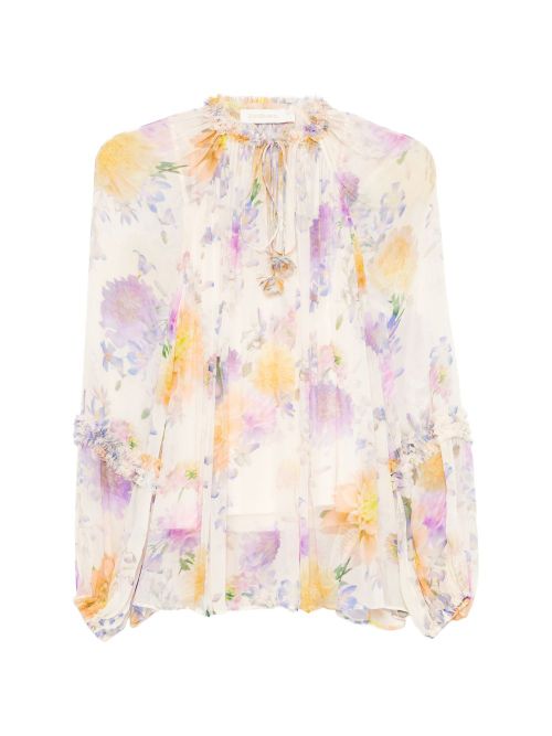 Luna printed blouse