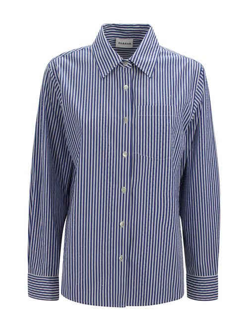 Cotton Shirt With Rhinestones
